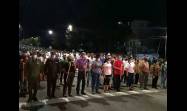 Marcha de las antorchas en Matanzas
