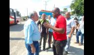 Los candidatos por el municipio de Matanzas durante el intercambio con el pueblo y varios colectivos laborales