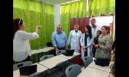 Los candidatos a diputados visitaron el Proyecto Puentes, en la universidad de ciencias médicas