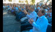 Flores y el compromiso renovado de la juventud no faltaron en el homenaje a Mella que tuvo lugar este sábado en la capital. 