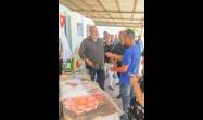 Manuel Marrero Cruz en recorrido como diputado por Gibara