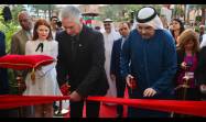 El presidente Miguel Díaz-Canel, reinaugura la Casa del Habano de Dubái