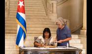 Sello postal reafirma compromiso de Cuba con los Derechos Humanos
