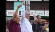 Asiste Presidente Cubano Miguel Díaz -Canel Bermúdez a acto por aniversario 63 del carácter socialista de la Revolución