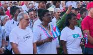 Una representación del pueblo santiaguero expresó al mundo su repudio contra las infames acusaciones al General de Ejército Raúl Castro Ruz.