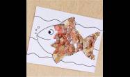 Arte con virutas de lápiz