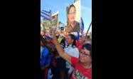 Tribuna abierta en la histórica Plaza de la Libertad (La Carida).