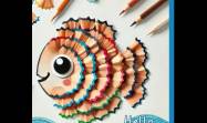 Arte con virutas de lápiz