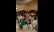 El proyecto científico Pioneros Laparoscópicos, que se desarrolla con los alumnos del grupo Primero B de la escuela primaria Frank País García, del municipio capitalino de Plaza de la Revolución, protagonizó una divertida sesión de entretenimientos y aprendizajes en la sede central del Diario de la Juventud Cubana