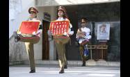 Ceremonia de Honores Militares e Inhumación de los restos mortales del Comandante de la Revolución Ramiro Valdés Menéndez.