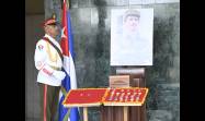 Ceremonia de Honores Militares e Inhumación de los restos mortales del Comandante de la Revolución Ramiro Valdés Menéndez.