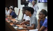 El Primer Secretario del Comité Central del Partido Comunista de Cuba y Presidente de la República, Miguel Díaz-Canel Bermúdez, sostuvo una nueva reunión de trabajo con dirigentes de la Unión de Jóvenes Comunistas, para evaluar los resultados de la Red Juvenil Comunitaria, dos meses después de su creación