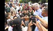 Díaz-Canel visita La Timba, en La Habana.