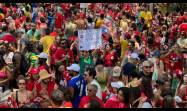 Lula cierra campaña electoral en  Brasil
