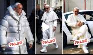 Fotos falsas del Papa