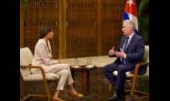 Presidente cubano dialoga sobre relaciones Cuba-Rusia