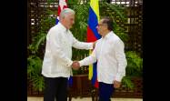 Recibe Díaz-Canel al Presidente de Colombia Gustavo Petro