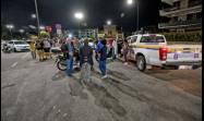 Después del temblor, muchas personas no volvieron a sus edificios anoche