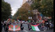 Manifestación a favor de la resistencia palestina