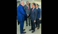 Intercambio que sostuvo el miembro del Buró Político y primer ministro, Manuel Marrero Cruz, con el vice primer ministro de Vietnam, Tran Luu Quang
