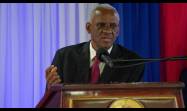 Edgard Leblanc, presidente del Consejo de Transición de Haití
