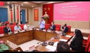 En el encuentro estuvo el embajador de Cuba en Vietnam, Rogelio Polanco Fuentes.