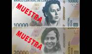 Nuevos billetes de alta denominación entran en circulación en Cuba.