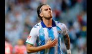 Adrian Niño se convirtió en el gran héroe malaguista en el regreso de la Liga española de fútbol.