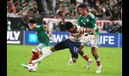 Estados Unidos fue muy superior a México en un partido que se definió entre errores y rojas. Foto tomada de TUDN