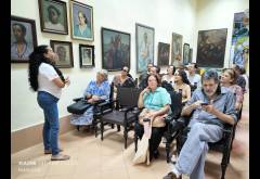 Jill Robbins, de Guatemala, reconoció que el intercambio con la comunidad, la visita al Museo y al Comedor Social