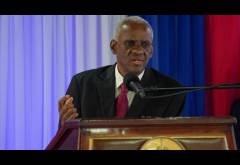 Edgard Leblanc, presidente del Consejo de Transición de Haití