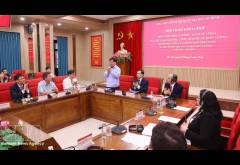 En el encuentro estuvo el embajador de Cuba en Vietnam, Rogelio Polanco Fuentes.