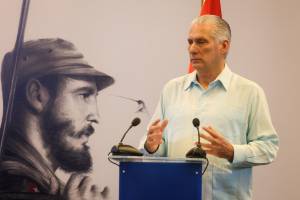 Comparecencia de Miguel Mario Díaz-Canel Bermúdez