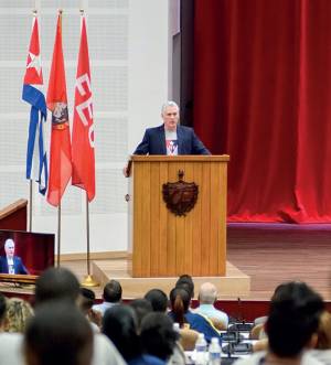 Discurso pronunciado por Miguel Mario Díaz-Canel Bermúdez