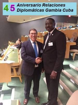 Gambia continúa reafirmando su compromiso de fortalecer la cooperación con Cuba