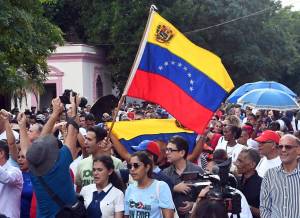 Solidaridad de jóvenes con Venezuela