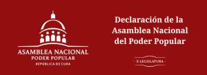 Declaración de la Asamblea Nacional del Poder Popular