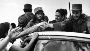 Mario Carranza con Fidel Castro