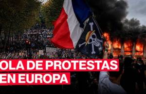 Ola de protestasen Euopa