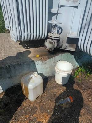 Intento de robo de aceite dieléctrico en la subestación eléctrica Cubana de Bronce, ubicada en el municipio habanero de Guanabacoa.