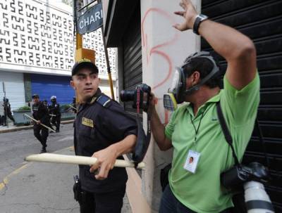 Aumenta represión a la prensa en Honduras