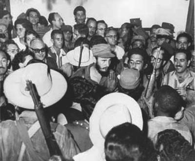 Fidel Castro en el Ayuntamiento de Santiago de Cuba