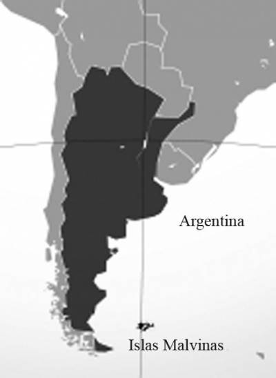 Mapa de Argentina