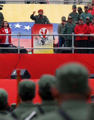 Chávez habla al pueblo venezolano