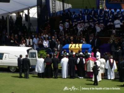 Funeral del Primer Ministro de Barbados