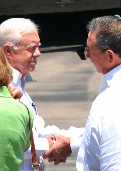 Raúl despide a James Carter