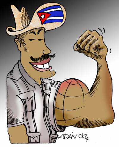 Caricatura de Adán. Cuba