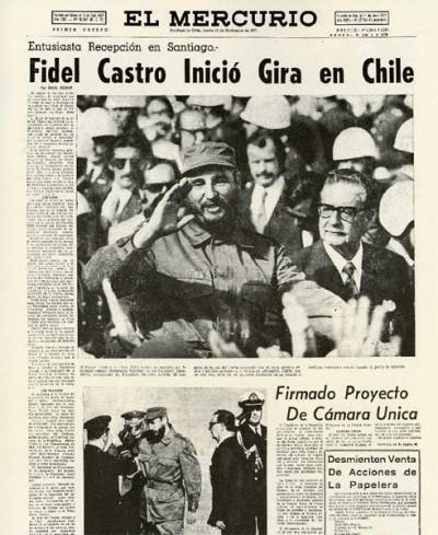 Periódico El Mercurio 1971