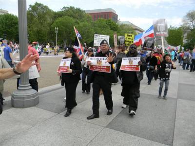 Piden libertad para los Cinco en Washington