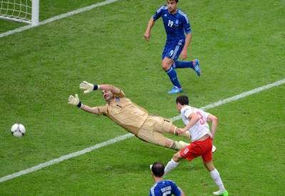 Robert Lewandowski anota